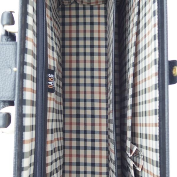 美品★(英)ダックス/DAKS【★ダレスバッグ】メンズ ビジネス バッグ/レザー/黒/ブリーフケース★N5337