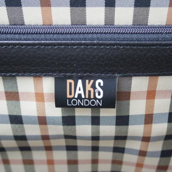 美品★(英)ダックス/DAKS【★ダレスバッグ】メンズ ビジネス バッグ/レザー/黒/ブリーフケース★N5337