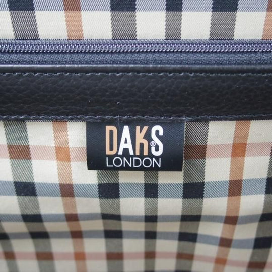 美品★(英)ダックス/DAKS【★ダレスバッグ】メンズ ビジネス バッグ/レザー/黒/ブリーフケース★N5337