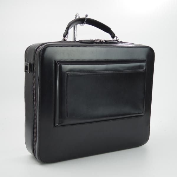極上★(英)ダンヒル/dunhill【★ブリーフケース】メンズ ビジネス バッグ/レザー/黒★N5338