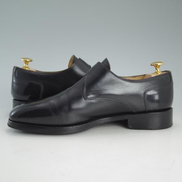 極上★(ベルギー)AMBIORIX/アンビオリクス SIZE 7【貴重★ベルギー王室御用達】モンクストラップ/カーフ/黒/メンズ★d663