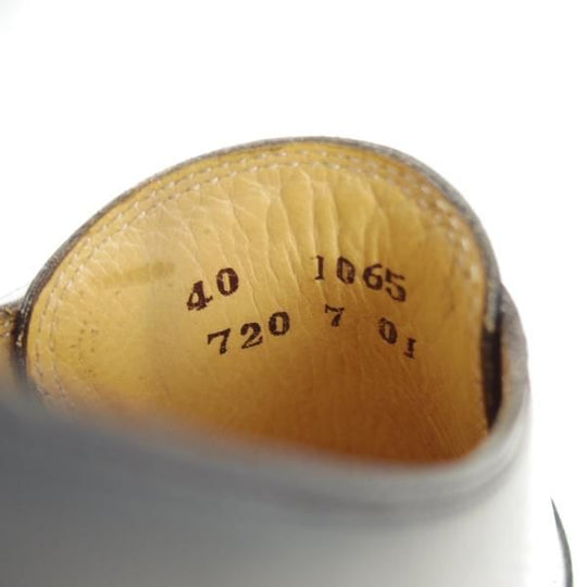 極上★(ベルギー)AMBIORIX/アンビオリクス SIZE 7【貴重★ベルギー王室御用達】モンクストラップ/カーフ/黒/メンズ★d663