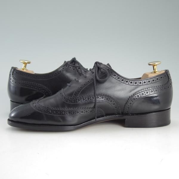 美品★トリッカーズ SIZE 7【貴重★ドレスライン/NORFLK/6463】フルブローグ/カーフ/黒/メンズ/5067-1/短靴/Tricker's★d665
