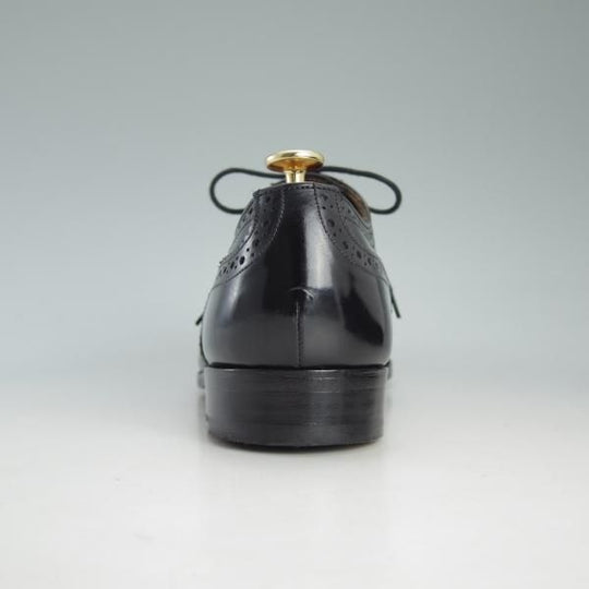美品★トリッカーズ SIZE 7【貴重★ドレスライン/NORFLK/6463】フルブローグ/カーフ/黒/メンズ/5067-1/短靴/Tricker's★d665