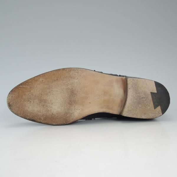 美品★トリッカーズ SIZE 7【貴重★ドレスライン/NORFLK/6463】フルブローグ/カーフ/黒/メンズ/5067-1/短靴/Tricker's★d665