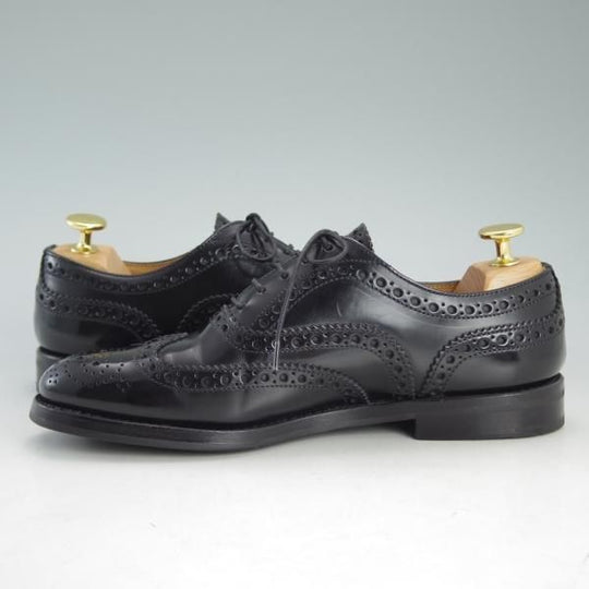 極上★チャーチ(レディース) SIZE 36【定価￥87,480-★バーウッド/BURWOOD WG】ポリッシュドバインダーカーフ/黒/Church's★d666