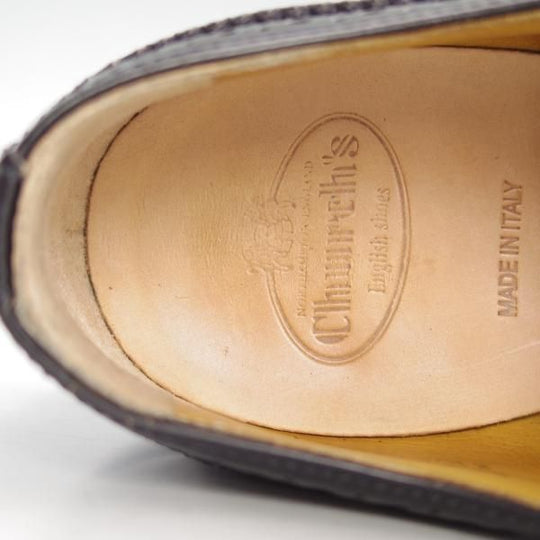 極上★チャーチ(レディース) SIZE 36【定価￥87,480-★バーウッド/BURWOOD WG】ポリッシュドバインダーカーフ/黒/Church's★d666