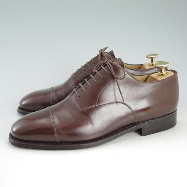 極上★(伊)エンツォ・ボナフェ SIZE 39.5【ハンドソーンウェルテッド製法/九分仕立て★BEAMS別注】茶/ビームス/Enzo Bonafe★d667