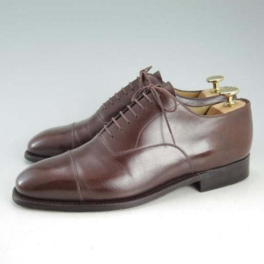 極上★(伊)エンツォ・ボナフェ SIZE 39.5【ハンドソーンウェルテッド製法/九分仕立て★BEAMS別注】茶/ビームス/Enzo Bonafe★d667