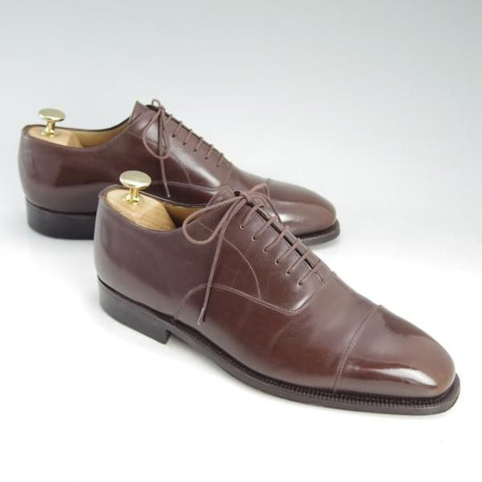 極上★(伊)エンツォ・ボナフェ SIZE 39.5【ハンドソーンウェルテッド製法/九分仕立て★BEAMS別注】茶/ビームス/Enzo Bonafe★d667