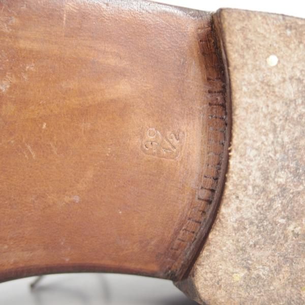 極上★(伊)エンツォ・ボナフェ SIZE 39.5【ハンドソーンウェルテッド製法/九分仕立て★BEAMS別注】茶/ビームス/Enzo Bonafe★d667