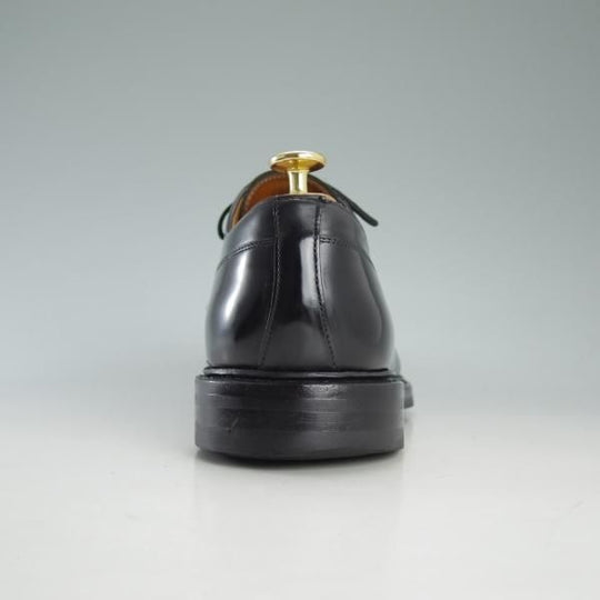 美品★クロケット&ジョーンズ 8.5E【ダイナイトソール仕様★SHELTON/325ラスト】Uチップ/キャバレリーカーフ/黒/Crockett&Jones★d669