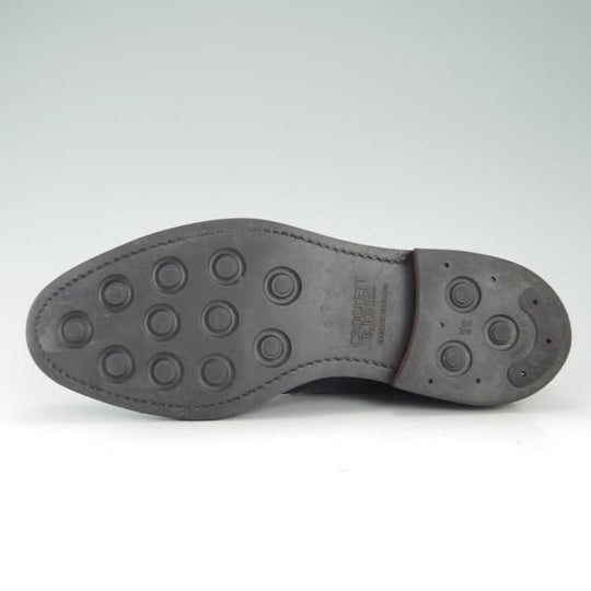 美品★クロケット&ジョーンズ 8.5E【ダイナイトソール仕様★SHELTON/325ラスト】Uチップ/キャバレリーカーフ/黒/Crockett&Jones★d669