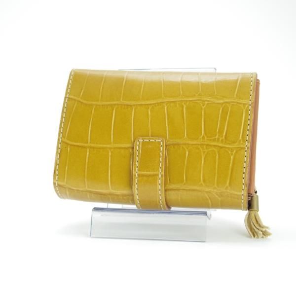 未使用★フェリージ/Felisi【★二つ折り財布/3500/SA/コロコロ】エンボスレザー/本革/レザー/ライトブラウン/薄茶/メンズ&レディース兼★d671