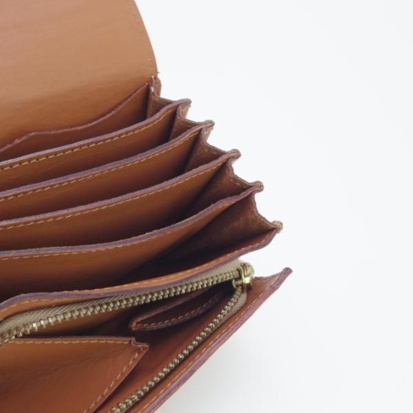 未使用★フェリージ/Felisi【★二つ折り財布/3500/SA/コロコロ】エンボスレザー/本革/レザー/ライトブラウン/薄茶/メンズ&レディース兼★d671