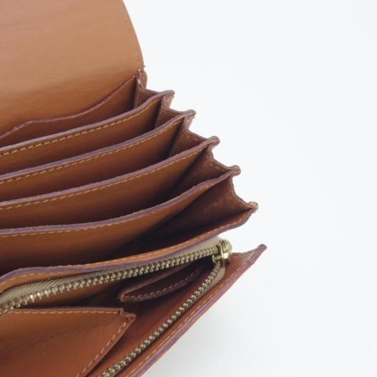 未使用★フェリージ/Felisi【★二つ折り財布/3500/SA/コロコロ】エンボスレザー/本革/レザー/ライトブラウン/薄茶/メンズ&レディース兼★d671