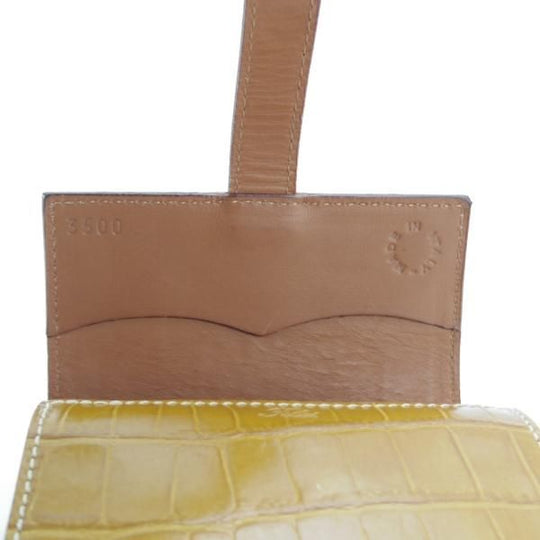 未使用★フェリージ/Felisi【★二つ折り財布/3500/SA/コロコロ】エンボスレザー/本革/レザー/ライトブラウン/薄茶/メンズ&レディース兼★d671