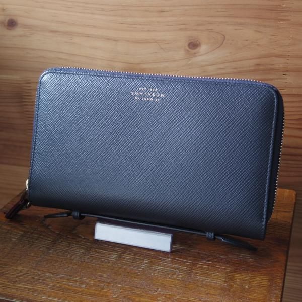 SMYTHSON スマイソン ダブルジップトラベルウォレット classic_80005622