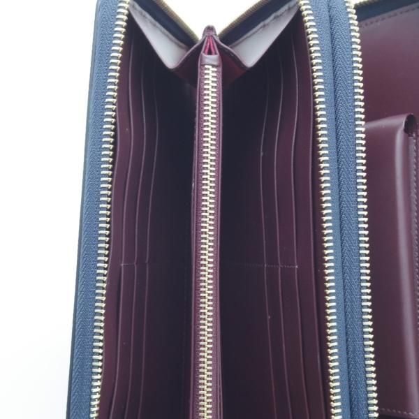 ほぼ未使用★(英)スマイソン/SMYTHSON【定価￥91,000-★Panama/ダブルジップ/トラベルウォレット】財布/パスポートケース/メンズ&レディース兼★d672