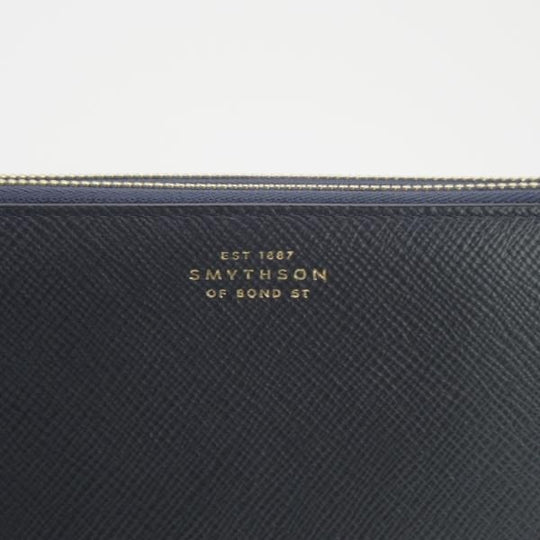 ほぼ未使用★(英)スマイソン/SMYTHSON【定価￥91,000-★Panama/ダブルジップ/トラベルウォレット】財布/パスポートケース/メンズ&レディース兼★d672