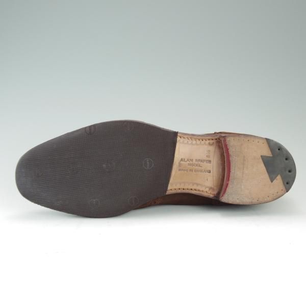 極上★チャーチ UK7.5程度/85D【貴重(英)Alan McAfee別注★アンテロープ革/REAL CAPE BUCK】タッセルローファー/メンズ/Church's★d677