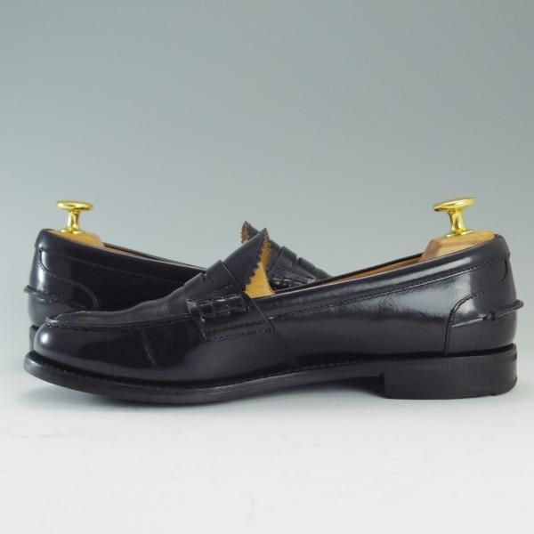 ★チャーチ(レディース) SIZE 37【★コインローファー/SALLY R/サリー】ポリッシュドバインダーカーフ/黒/Church's★d678