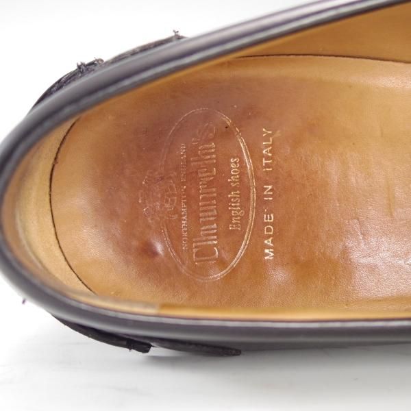 ★チャーチ(レディース) SIZE 37【★コインローファー/SALLY R/サリー】ポリッシュドバインダーカーフ/黒/Church's★d678