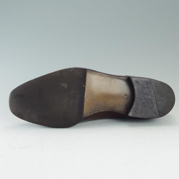 極上★(伊)エンツォ・ボナフェ UK5.5程度【定価￥178,200-★コードバン仕様】ダブルモンク/EB-02C/赤茶/メンズ/Enzo Bonafe★d679