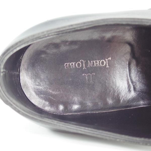★ジョンロブ 7.5E【定価￥248,400-★プレステージライン/GARNIER/ガルニエ/8695ラスト】プレーントゥ/カーフ/黒/メンズ/JOHN LOBB★d683