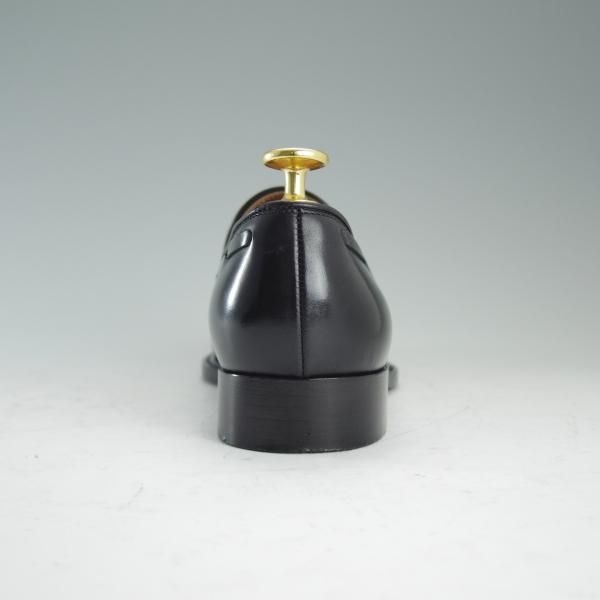 極美品★(伊)エルメネジルド・ゼニア(レディース) SIZE 36【★タッセルローファー】カーフ/黒/Ermenegildo Zegna★d684