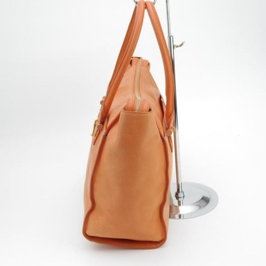 美品★(英)スマイソン/SMYTHSON【定価10万円以上★トートバッグ/ハンドバッグ/オレンジ】レディース/レザートート/バッグ★N5349