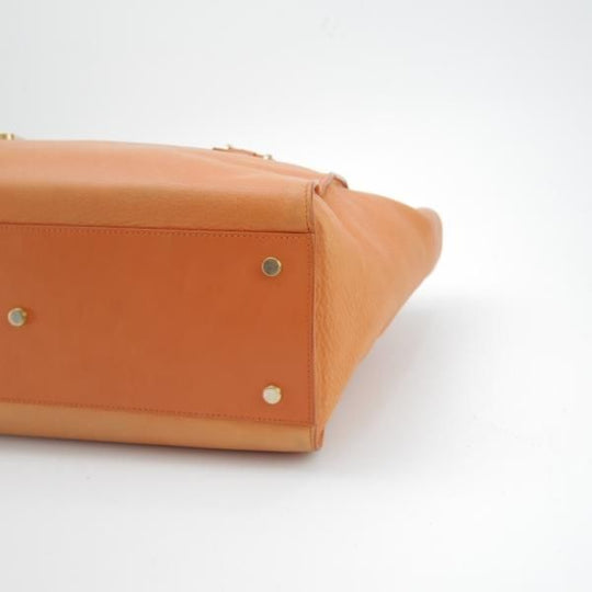 美品★(英)スマイソン/SMYTHSON【定価10万円以上★トートバッグ/ハンドバッグ/オレンジ】レディース/レザートート/バッグ★N5349