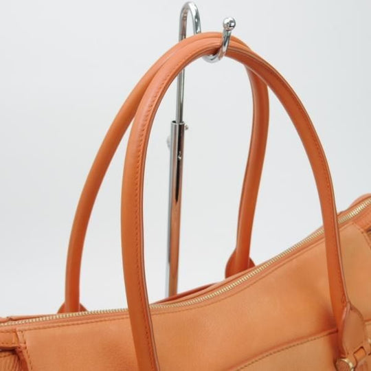 美品★(英)スマイソン/SMYTHSON【定価10万円以上★トートバッグ/ハンドバッグ/オレンジ】レディース/レザートート/バッグ★N5349