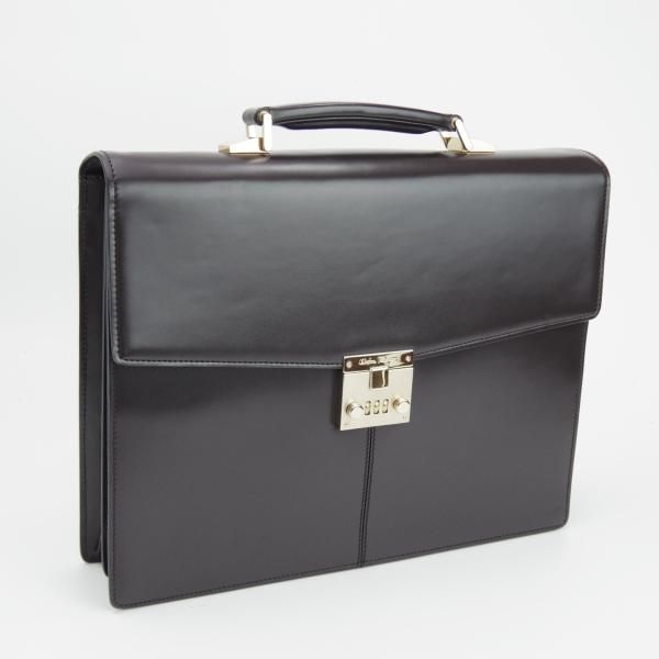 極美品★(伊)サルヴァトーレ・フェラガモ/Ferragamo【★レザー ブリーフケース】濃茶/メンズ ビジネス バッグ/Salvatore★N5350
