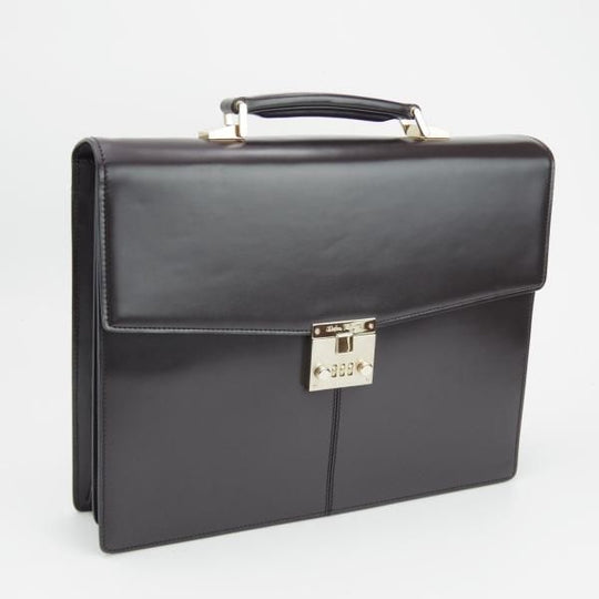 極美品★(伊)サルヴァトーレ・フェラガモ/Ferragamo【★レザー ブリーフケース】濃茶/メンズ ビジネス バッグ/Salvatore★N5350