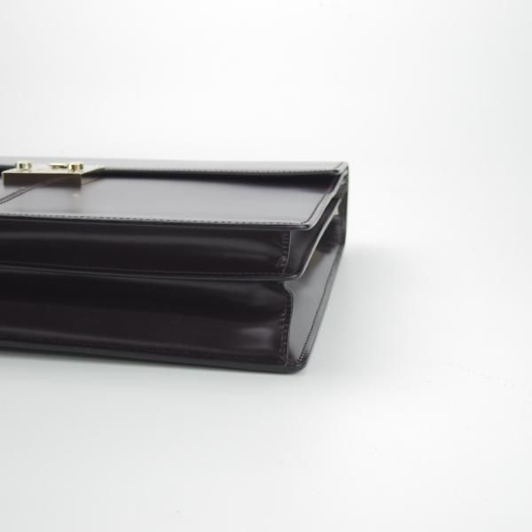 極美品★(伊)サルヴァトーレ・フェラガモ/Ferragamo【★レザー ブリーフケース】濃茶/メンズ ビジネス バッグ/Salvatore★N5350