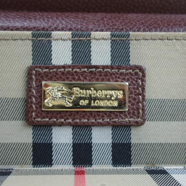 極上★バーバリー/Burberrys【貴重★アタッシュケース】メンズ ビジネス バッグ/レザー ブリーフケース/茶★N5352