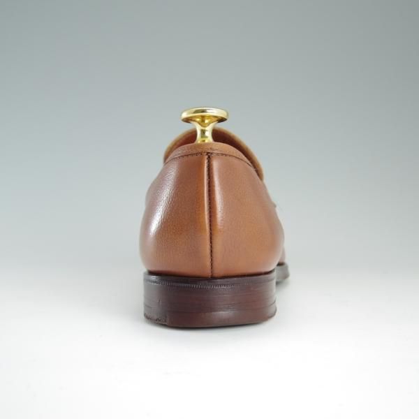 極上★クロケット&ジョーンズ 5E【★ビームスF別注/CAMDEN】366ラスト/コインローファー/茶/メンズ/BEAMS F/Crockett&Jones★d686