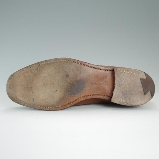 極上★クロケット&ジョーンズ 5E【★ビームスF別注/CAMDEN】366ラスト/コインローファー/茶/メンズ/BEAMS F/Crockett&Jones★d686