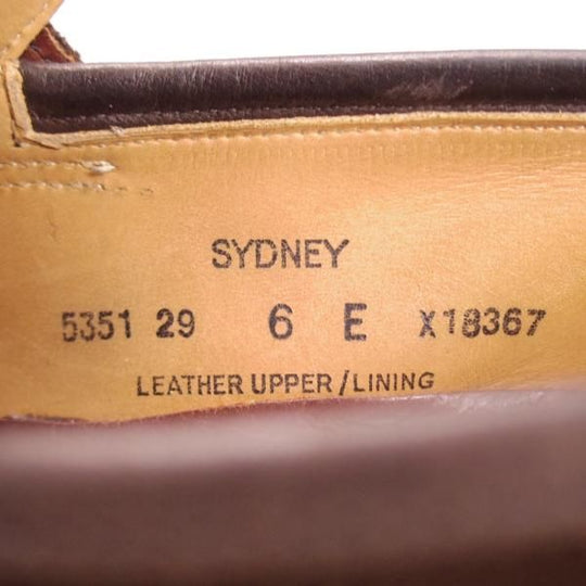 極上★クロケット&ジョーンズ 6E【ダイナイトソール仕様★SYDNEY】341ラスト/コインローファー/スエード/茶/メンズ/Crockett&Jones★d688
