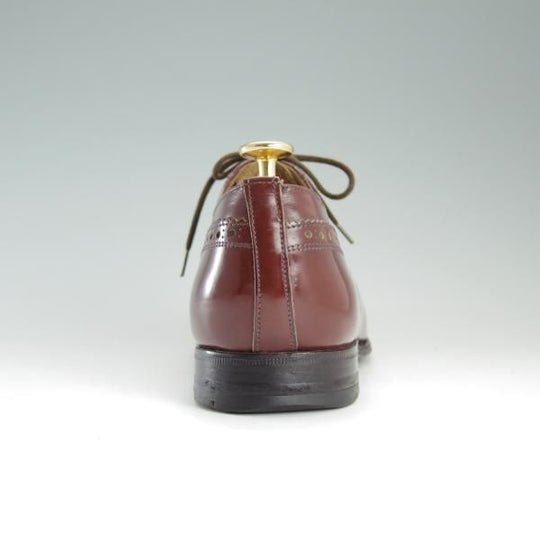 極上★チャーチ 70F/UK7【旧チャーチ★ブックバインダーカーフ/84ラスト】3都市ロゴ/KENTON/セミブローグ/茶/メンズ/Church's★d691