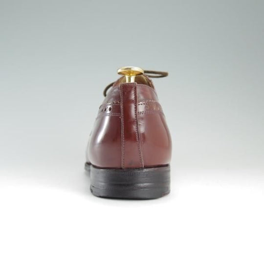 極上★チャーチ 70F/UK7【旧チャーチ★ブックバインダーカーフ/84ラスト】3都市ロゴ/KENTON/セミブローグ/茶/メンズ/Church's★d691