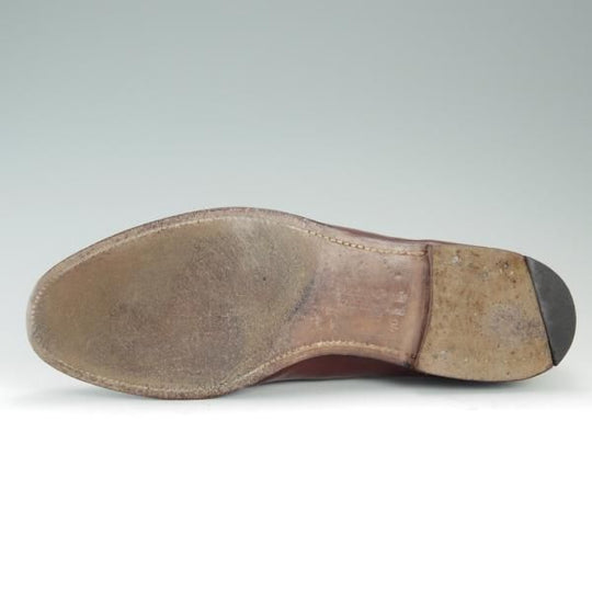 極上★チャーチ 70F/UK7【旧チャーチ★ブックバインダーカーフ/84ラスト】3都市ロゴ/KENTON/セミブローグ/茶/メンズ/Church's★d691