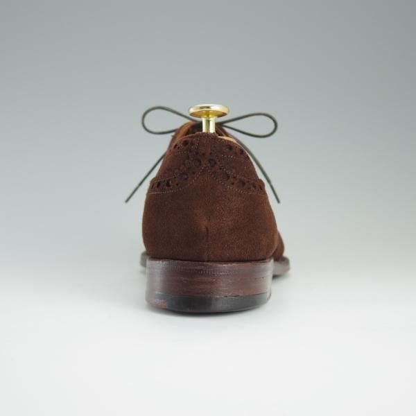 極上★チャーチ 85G/UK8.5【貴重★アンテロープ革/REAL CAPE BUCK/旧チャーチ】73ラスト/3都市ロゴ/フルブローグ/茶/Church's★d692