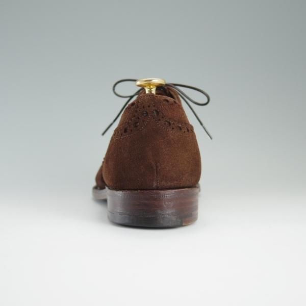 極上★チャーチ 85G/UK8.5【貴重★アンテロープ革/REAL CAPE BUCK/旧チャーチ】73ラスト/3都市ロゴ/フルブローグ/茶/Church's★d692