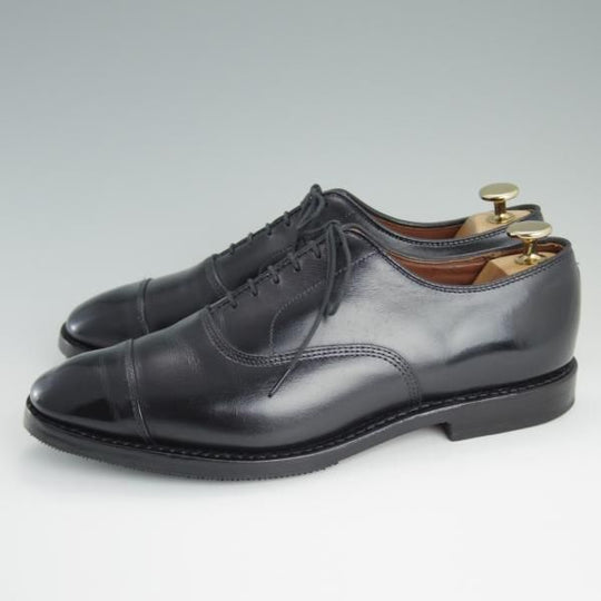極上★(米)アレンエドモンズ 6.5D【定価￥74,520-★パークアベニュー/Park Avenue】ストレートチップ/カーフ/黒/ALLEN EDMONDS★d694
