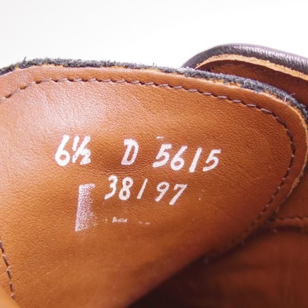 極上★(米)アレンエドモンズ 6.5D【定価￥74,520-★パークアベニュー/Park Avenue】ストレートチップ/カーフ/黒/ALLEN EDMONDS★d694