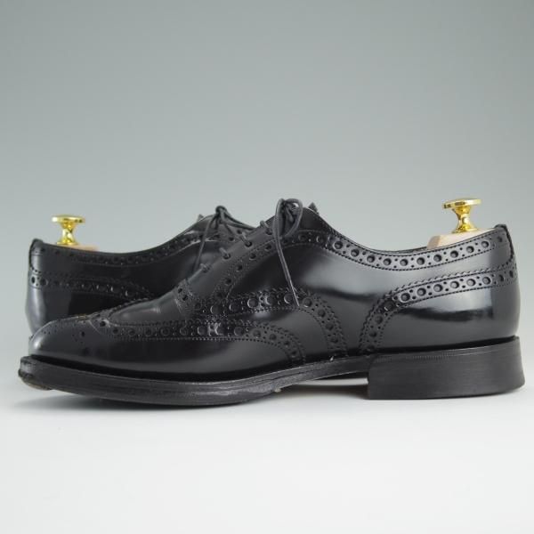 極上★チャーチ 70F/UK7【定価￥95,040-★バーウッド/BURWOOD】81ラスト/ポリッシュドバインダーカーフ/5都市ロゴ/メンズ/Church's★d695