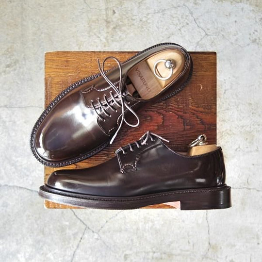 極美品★チャーチ 50F/UK5【定価￥99,360-★シャノン/SHANNON】103ラスト/ポリッシュドバインダーカーフ/5都市ロゴ/濃茶/Church's★d696