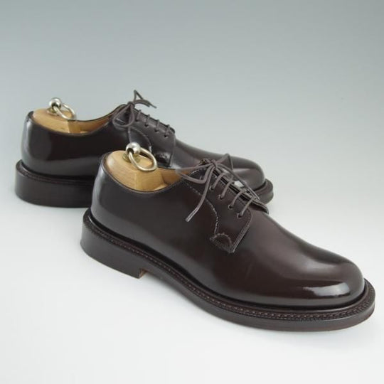 極美品★チャーチ 50F/UK5【定価￥99,360-★シャノン/SHANNON】103ラスト/ポリッシュドバインダーカーフ/5都市ロゴ/濃茶/Church's★d696